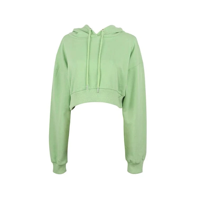 M / green hoodie Custom logo Crop hoodie and pleated short tennis skirts matched sport running wear Tennis wear for women