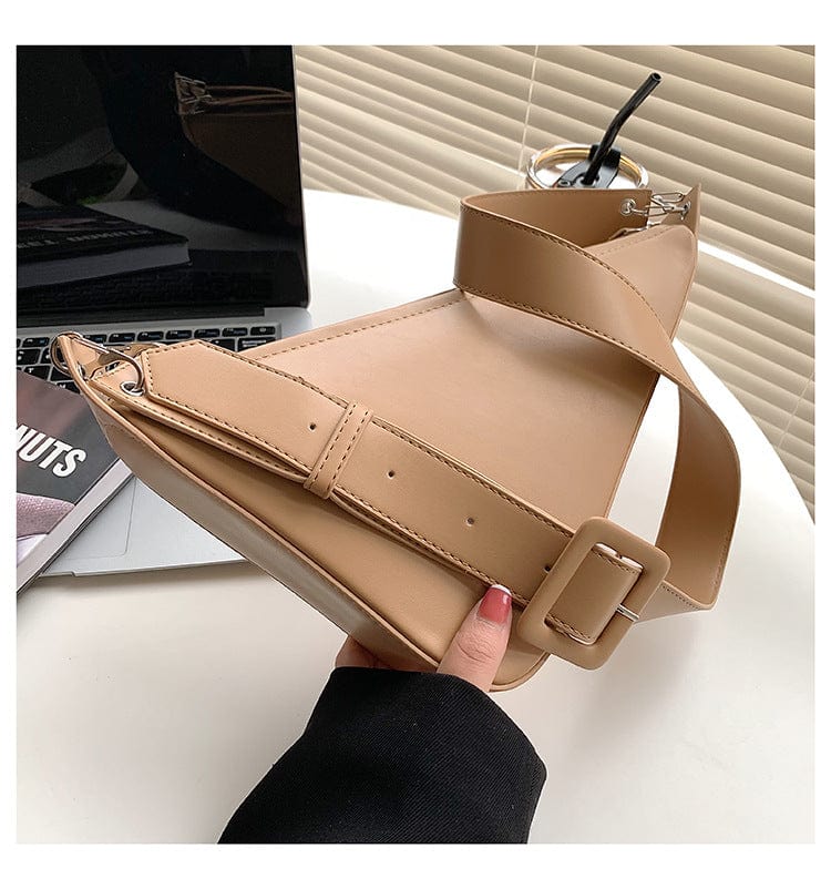 M / Khaki New Design Triangle Shape Purses Designer Handbags 2022 Luxury Crossbody Bags Women Handbags Ladies