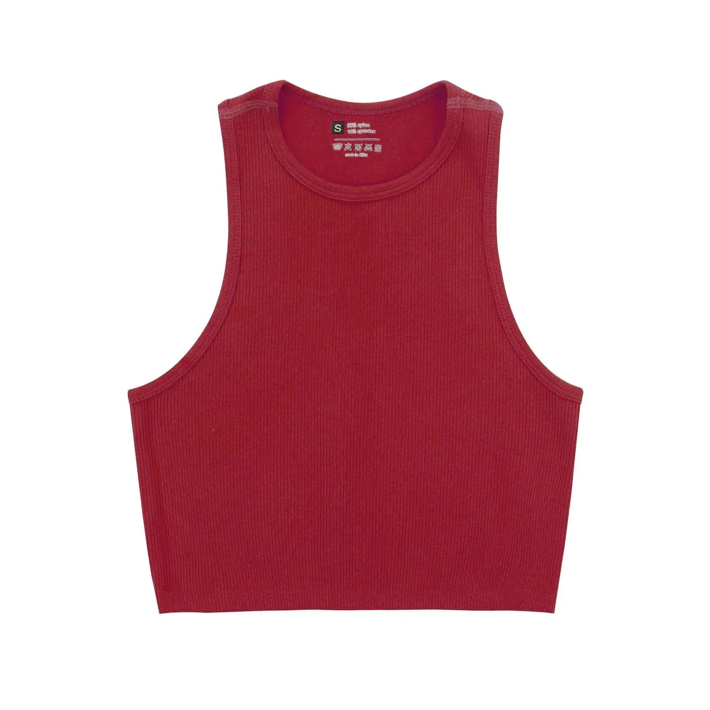 M / Red Hot Selling  Quik Drying Sleeveless Tank Tops For Woman