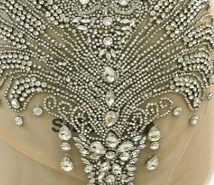 M / silver Ocstrade Luxury Mesh Evening Dress Crystal Beading Silver Sleeveless Designer Gold Rhinestone Diamond High End Prom Dress Party