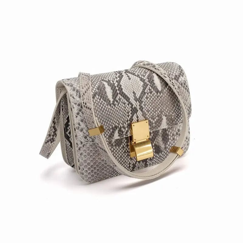M / White Leather handbag manufacture white crocodile handbags women bags women