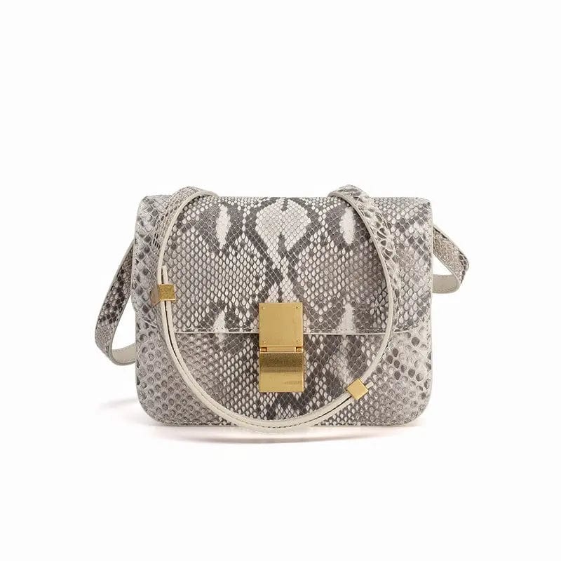 M / White Leather handbag manufacture white crocodile handbags women bags women