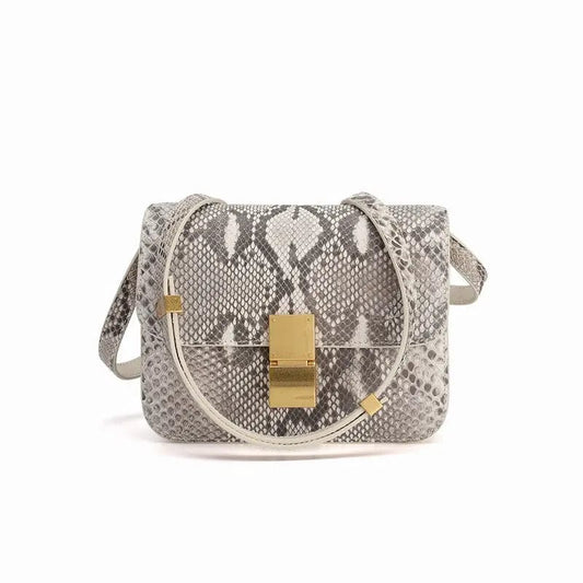 M / White Leather handbag manufacture white crocodile handbags women bags women