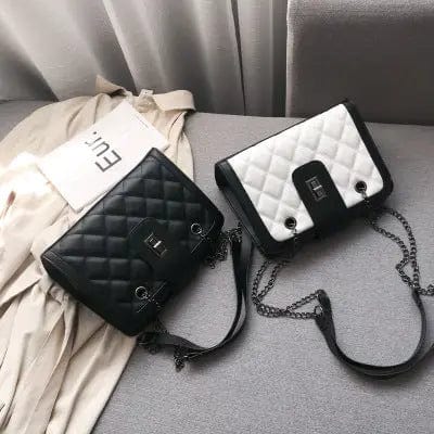 M172 wholesale luxury pu leather women china school bag ladies fashion high capacity rhomboid chain handbags