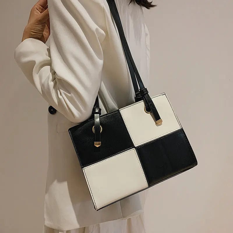 M316 Ladies Bag Realer Women PU Leather Handbags Designer 2022 Fashion Patchwork Female Shoulder Bags