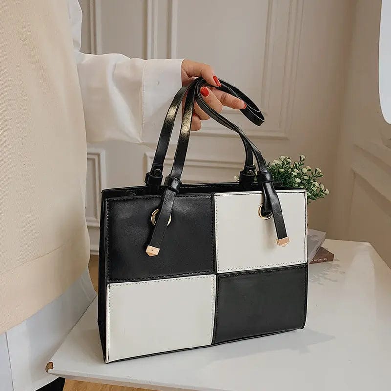 M316 Ladies Bag Realer Women PU Leather Handbags Designer 2022 Fashion Patchwork Female Shoulder Bags