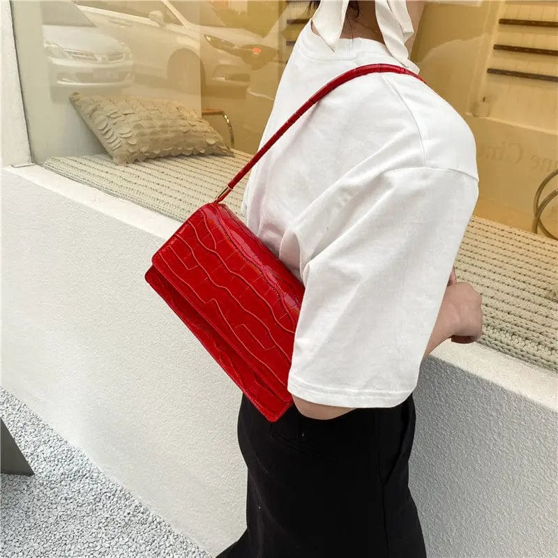 M420 Fashion Luxury Handbags Designer Shoulder Bags For Women New Stone Pattern Underarm Flap Ladies Hand Bags