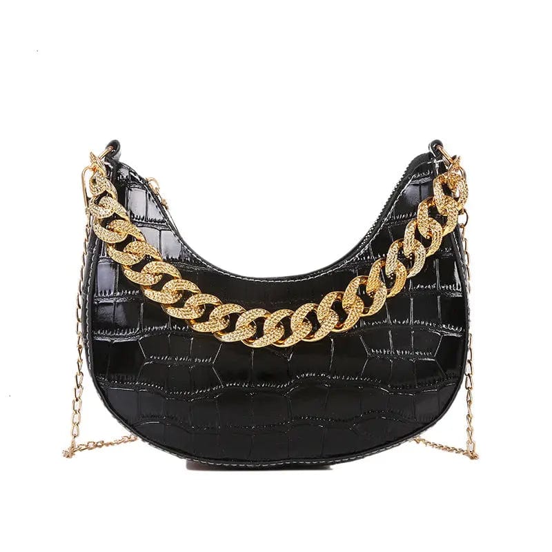 M453 Brand Designer Crocodile Pattern Women's Crossbody Bag Fashion Chain Messenger Bag Small Hobos Lady Shoulder Bag