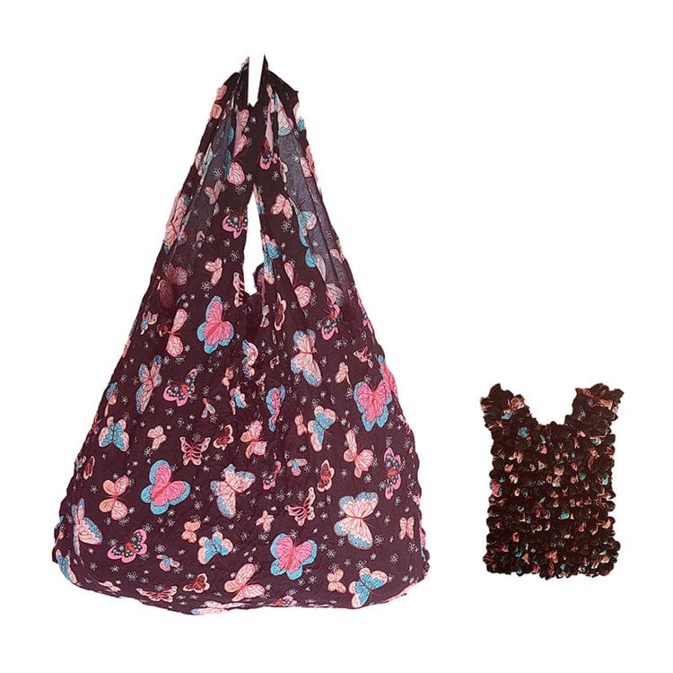 Magic stretch bag hand-held pleated storage bag large-capacity eco-friendly shopping bag