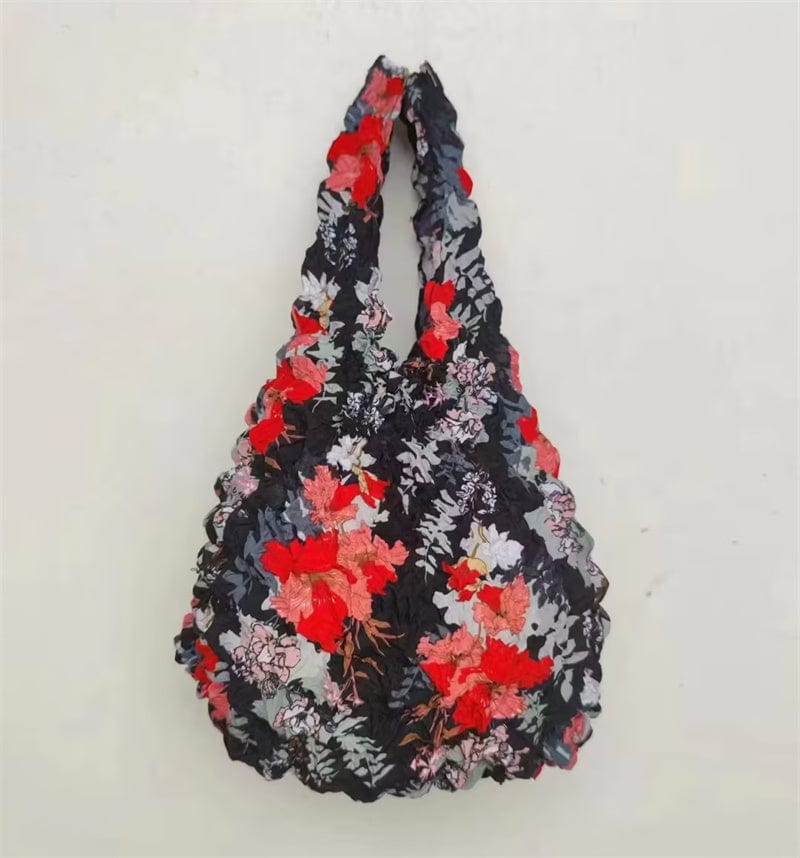 Magic stretch bag hand-held pleated storage bag large-capacity eco-friendly shopping bag