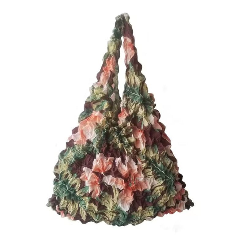 Magic stretch bag hand-held pleated storage bag large-capacity eco-friendly shopping bag