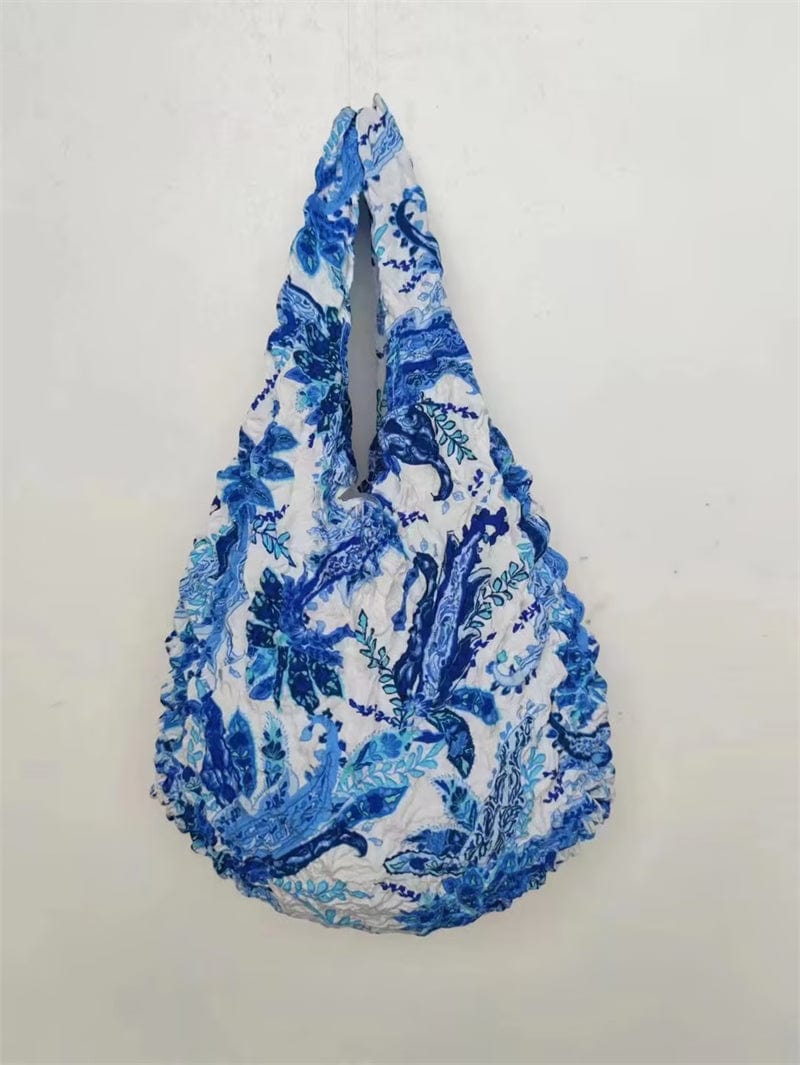 Magic stretch bag hand-held pleated storage bag large-capacity eco-friendly shopping bag