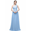 Manufacturer custom made elegant prom a line regular straps floor length customize bridesmaid long dresses