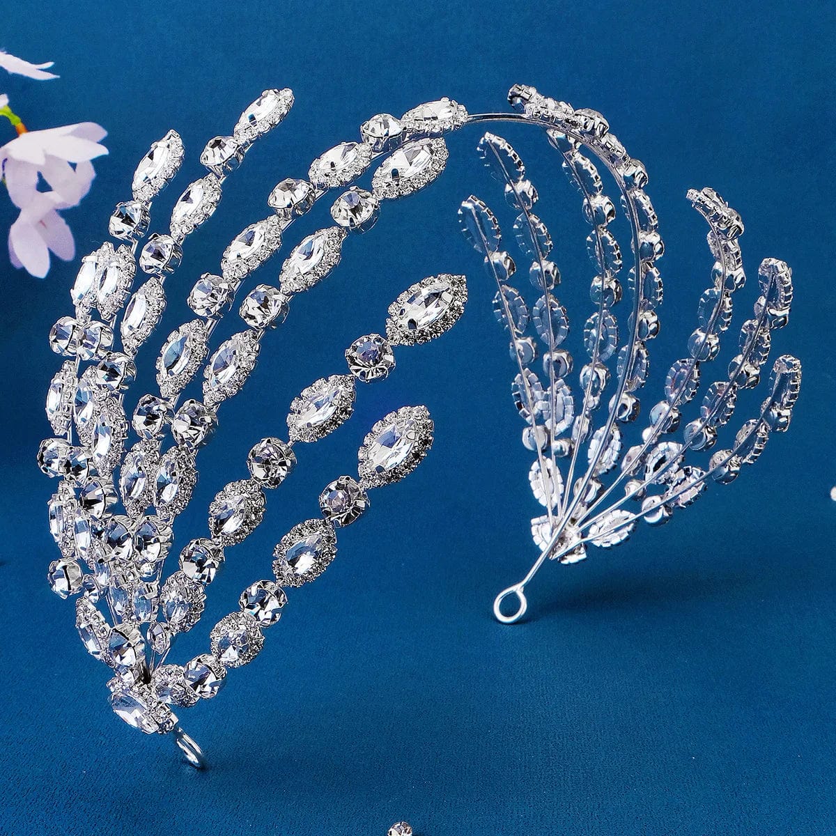Miallo wholesale fashion girls Claw chain hairband Rhinestone crystal hairhoop wedding bridal hair Headpieces jewelry