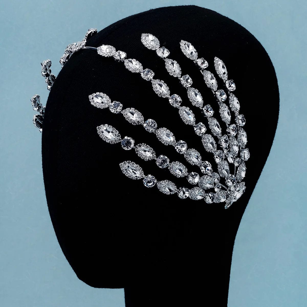 Miallo wholesale fashion girls Claw chain hairband Rhinestone crystal hairhoop wedding bridal hair Headpieces jewelry