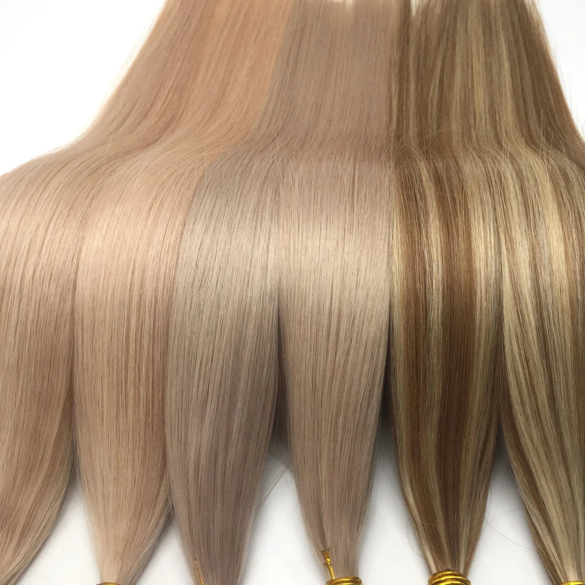 Micro beads human hair extension 6-18months long lasting hard plastic tip nano ring hair extension