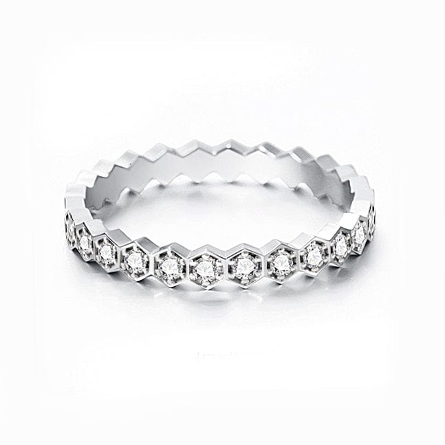minimal jewelry real 18k gold natural white diamond fashion 2022 women rings