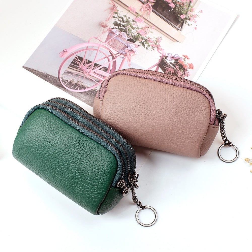 Minimalist Women Japanese Genuine Leather Coin Purse Mini Creative Female Cute Coin Bag
