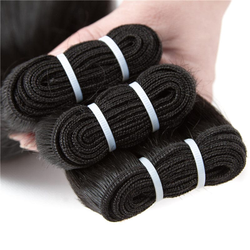 Mink Brazilian Hair Virgin Cuticle Aligned Hair Bundle, Straight Wholesale Raw Human Hair Extension