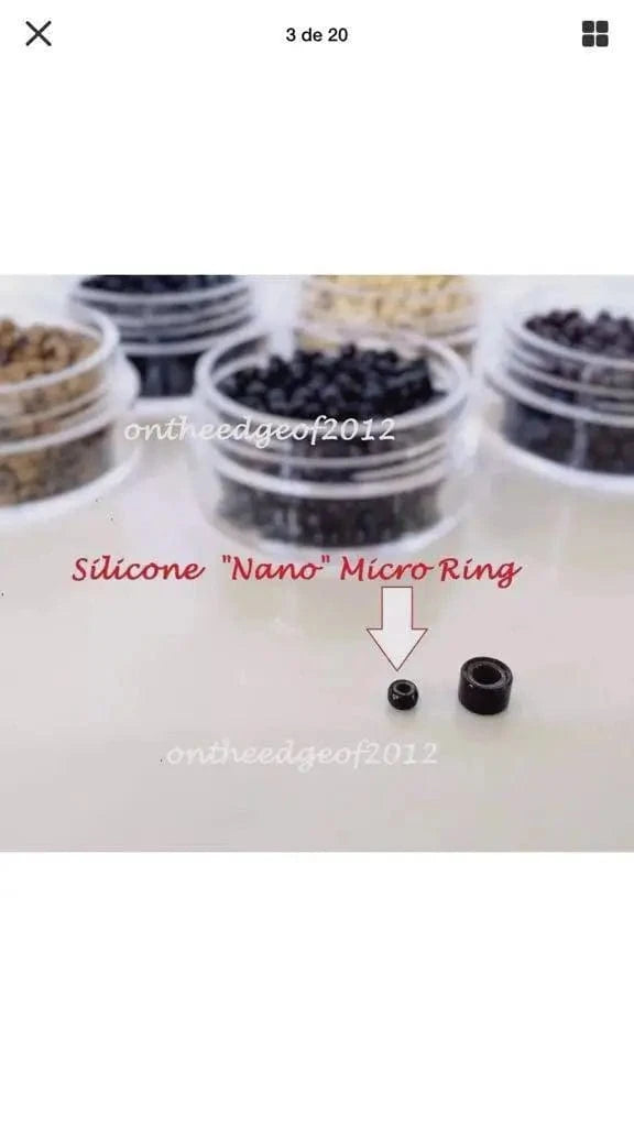 Mirco nano ring hair extension tools for nano beads use