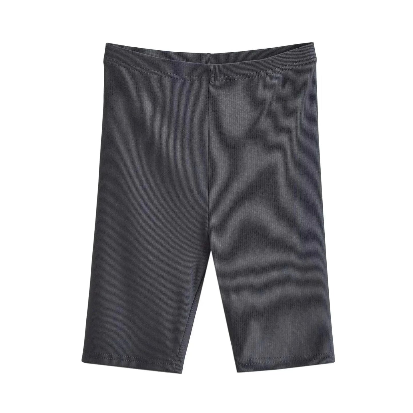 Modal Breathable Soft Solid rib Sports Fitness High Waist Yoga Shorts Workout Shorts Women Biker Shorts