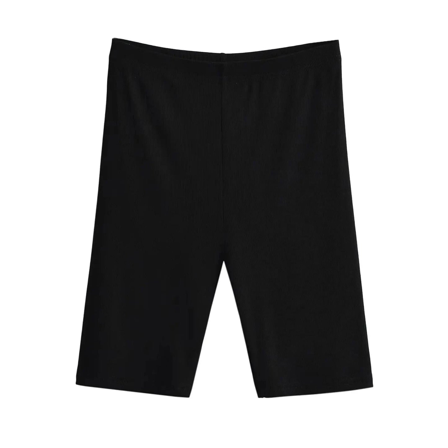 Modal Breathable Soft Solid rib Sports Fitness High Waist Yoga Shorts Workout Shorts Women Biker Shorts