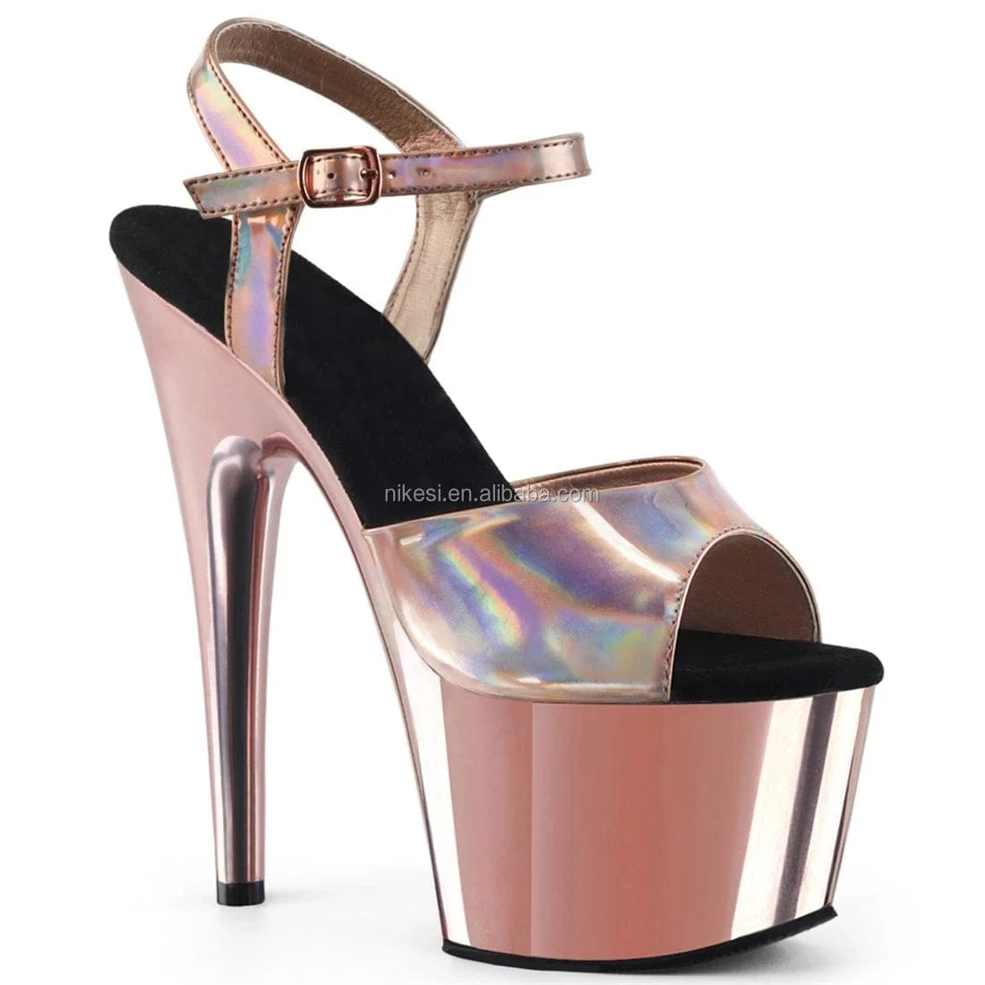 Model shoes 17cm ultra high heel sandals bar mitzvah high heel catwalk women feel comfortable pole dancing shoes