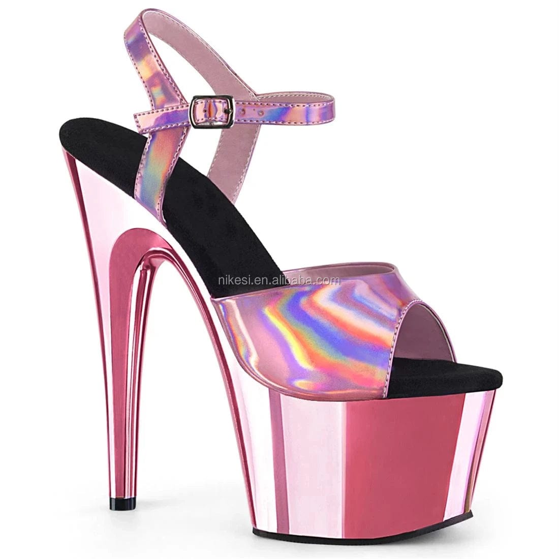 Model shoes 17cm ultra high heel sandals bar mitzvah high heel catwalk women feel comfortable pole dancing shoes