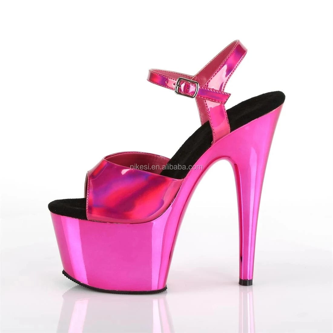 Model shoes 17cm ultra high heel sandals bar mitzvah high heel catwalk women feel comfortable pole dancing shoes