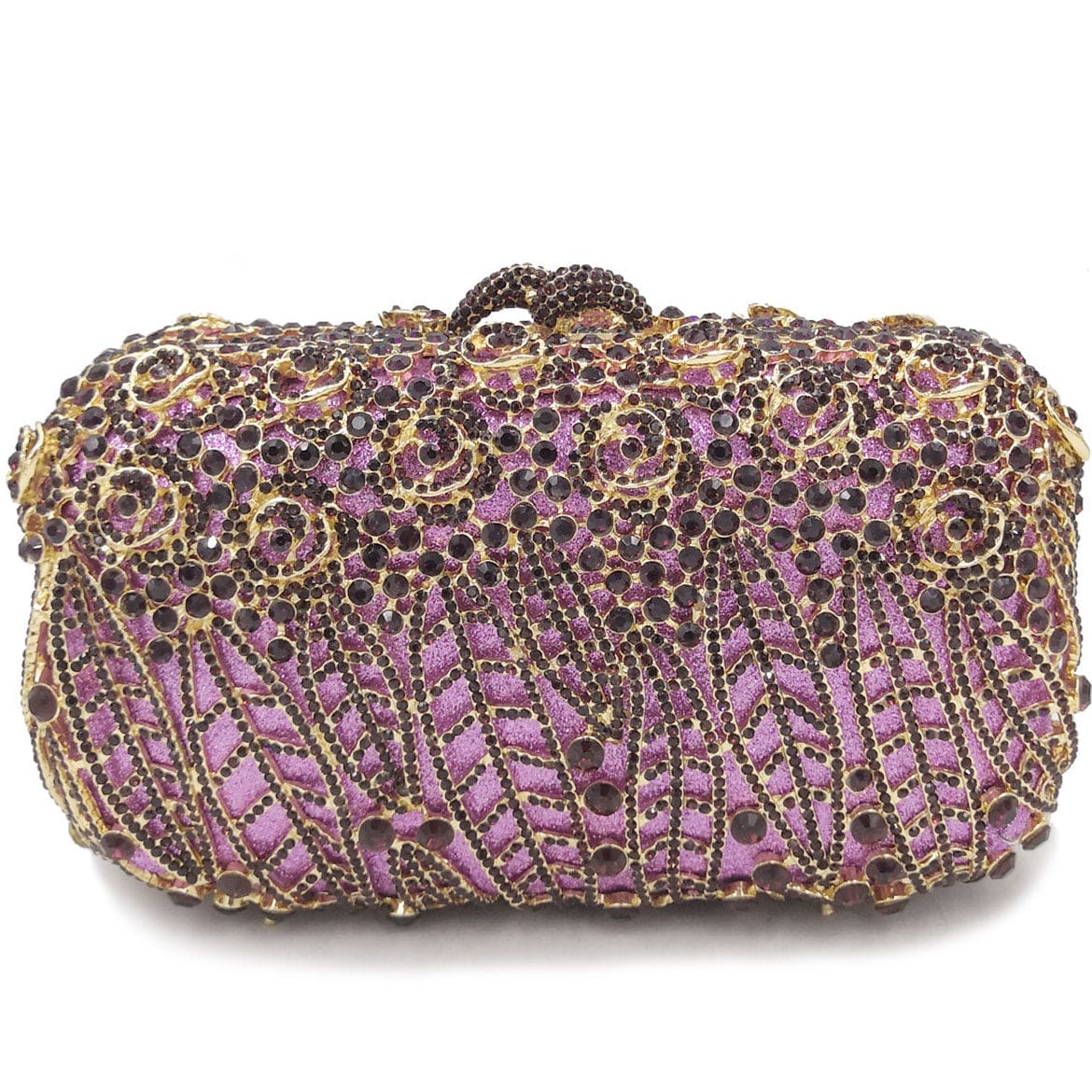 MS704-5 Luxury fashion designer women evening flower crystal hand clutch bags rhinestone purse for party