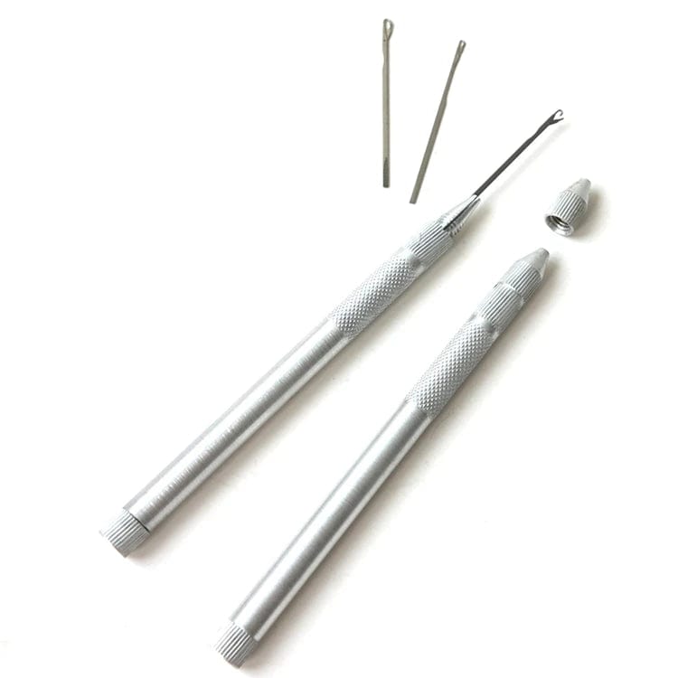 Multi-function Aluminum Hook Needle Loop Threader For Micro Rings Bead ...