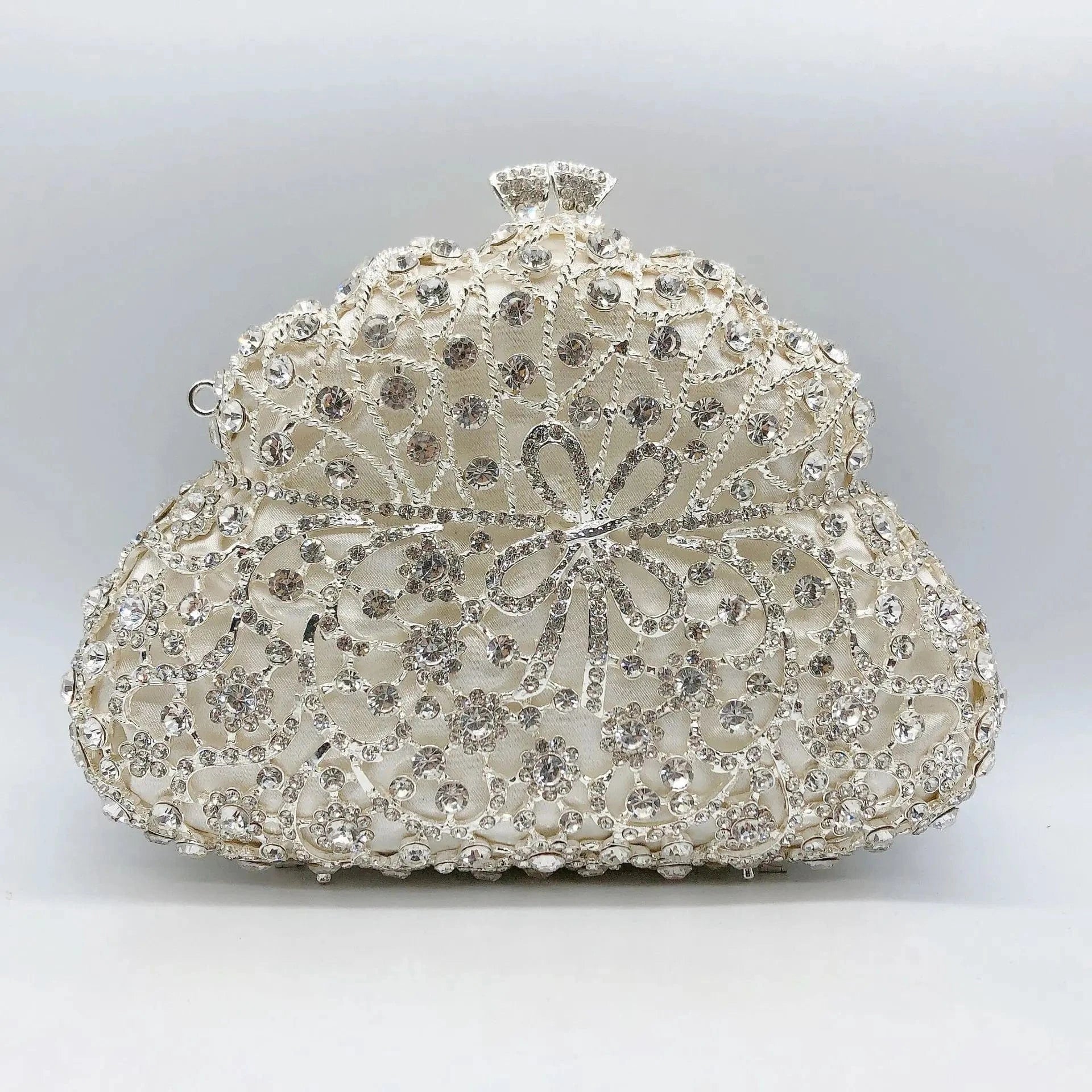 Multicolor Rhinestone Women Evening Clutch Pearl Purse Bridal Sparkly Diamond Bag Crystal Wedding Prom Handbags