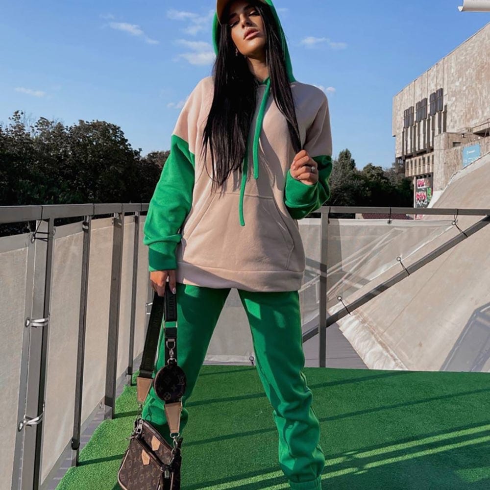 Mzy13 Fall 2022 Women Clothes Crop Top Women Tracksuit Two Piece Outfits Set Sweatsuit Sweatpants And Hoodie Set