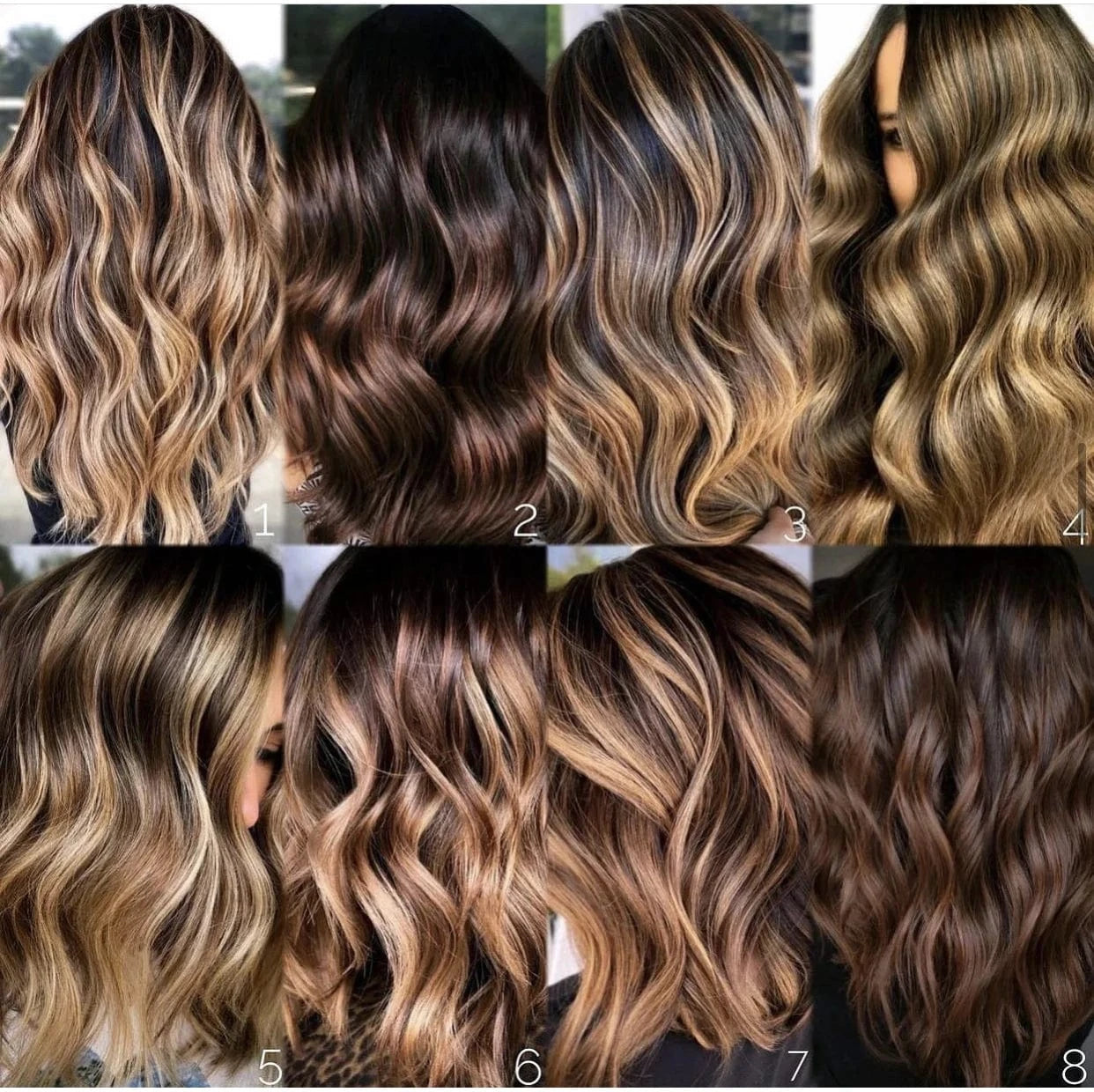 Natural Look 150% Density Highlight Reddish Brown Balayage Color Loose Wave Virgin Human Hair Invisible Swiss Lace Front Wigs