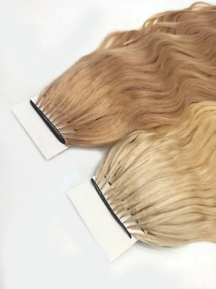 Neitsi 100g Hair 20inch dark color No Wefts Double Drawn Micro Premium Remy Human Weaves Extensions Remy Hair