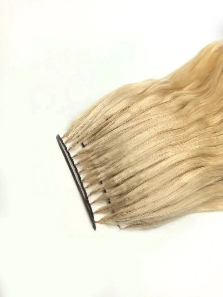 Neitsi 100g Hair 20inch dark color No Wefts Double Drawn Micro Premium Remy Human Weaves Extensions Remy Hair