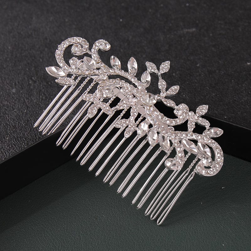 New 2023 Wholesale Rhinestone Crystal Alloy Wedding Decoration Accessories Bridal Hair Combs
