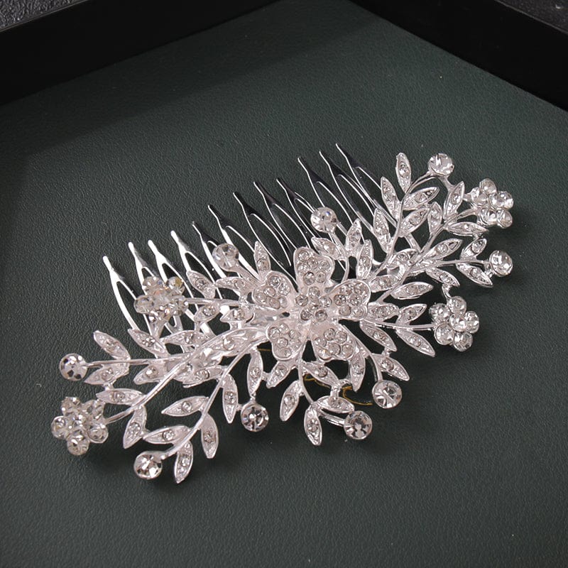 New 2023 Wholesale Rhinestone Crystal Alloy Wedding Decoration Accessories Bridal Hair Combs