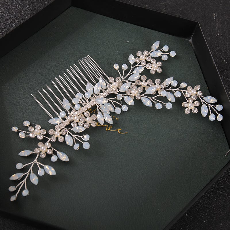 New 2023 Wholesale Rhinestone Crystal Alloy Wedding Decoration Accessories Bridal Hair Combs
