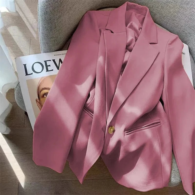 New advanced Elegant suit Spot wholesale Korean Solid color Popular suit Fashionable Women's suit