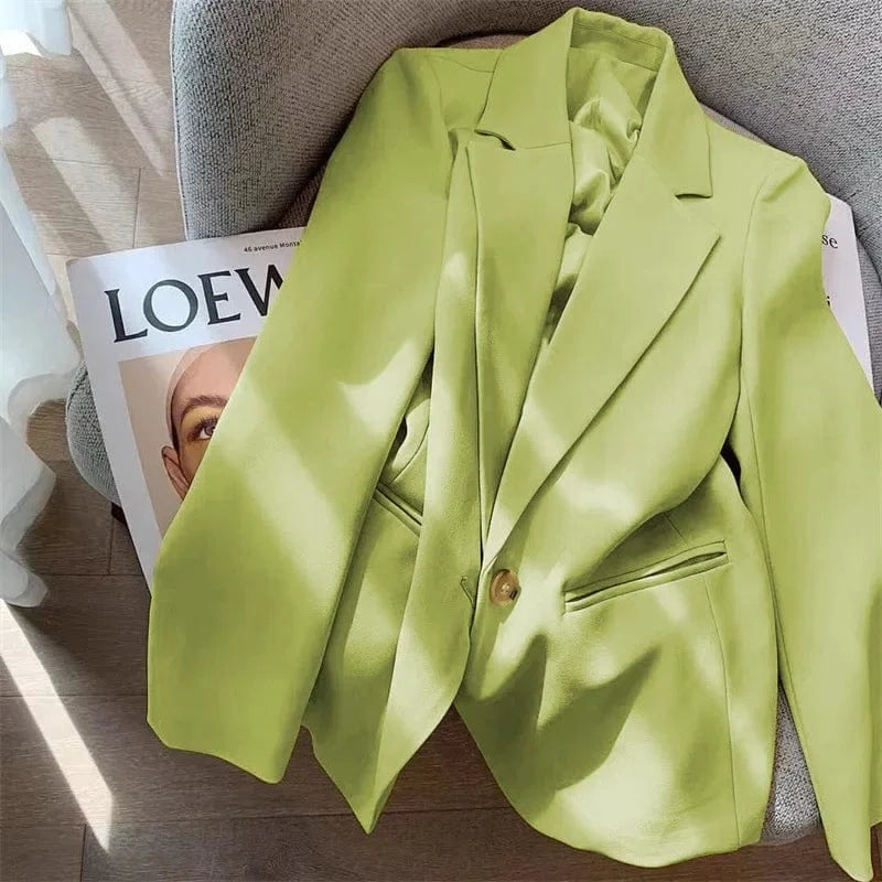 New advanced Elegant suit Spot wholesale Korean Solid color Popular suit Fashionable Women's suit