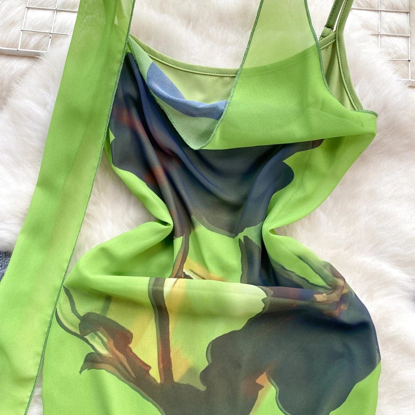 New Arrival Dresses For Women Print Backless Dress