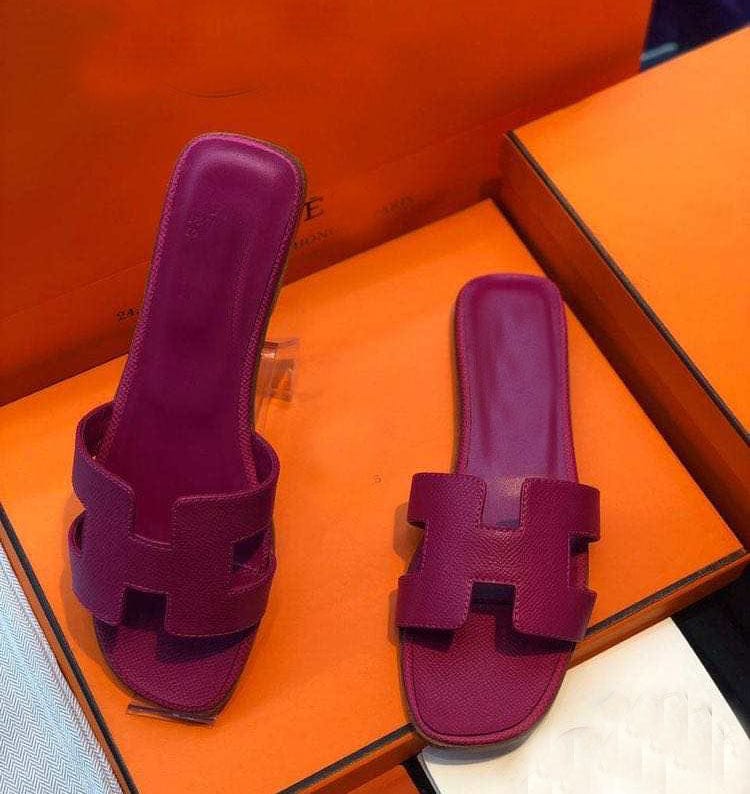 new arrival H cheap price good quality summer candy color korea style female sandal slippers flat bottom outdoor fashion  slides