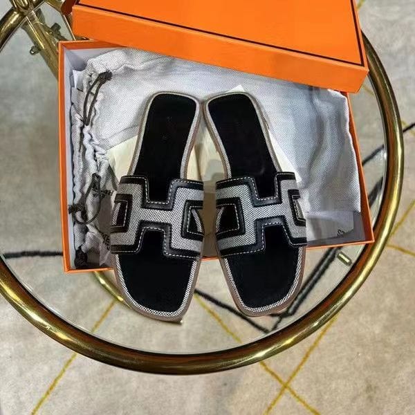 new arrival H cheap price good quality summer candy color korea style female sandal slippers flat bottom outdoor fashion  slides