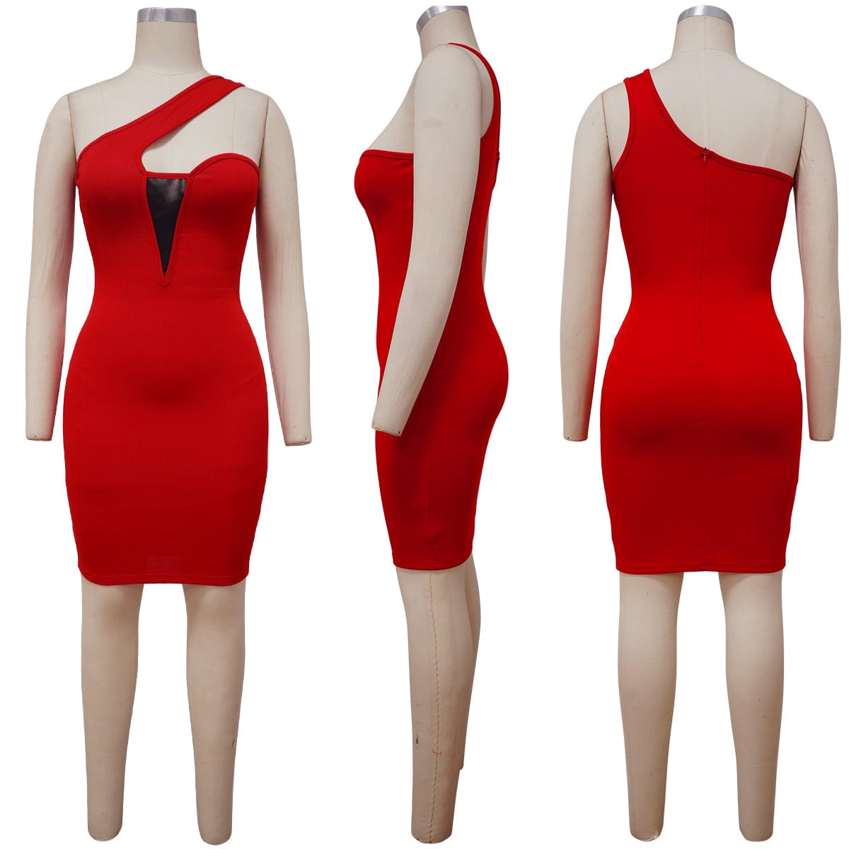 New Arrival Print vestidos cortos One-shoulder Hollow Halter Fold-mini Women's Club Bodycon Dress To Nightclub Woman Clothing