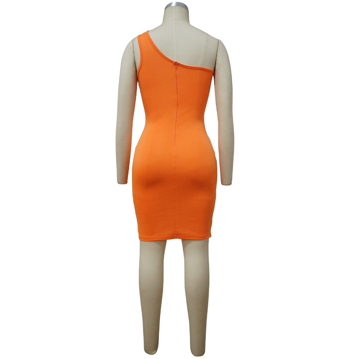 New Arrival Print vestidos cortos One-shoulder Hollow Halter Fold-mini Women's Club Bodycon Dress To Nightclub Woman Clothing