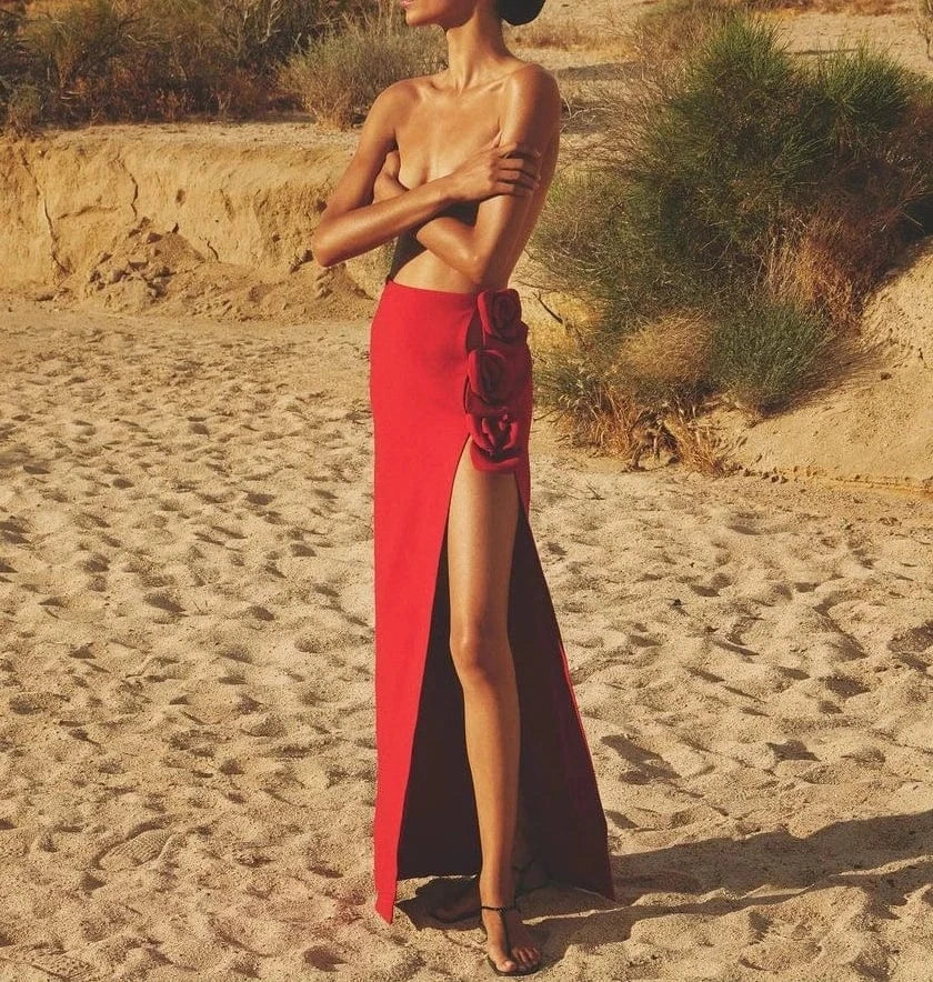 New Arrivals Women's Bodycon High Split Bandage Half Casual Skirts