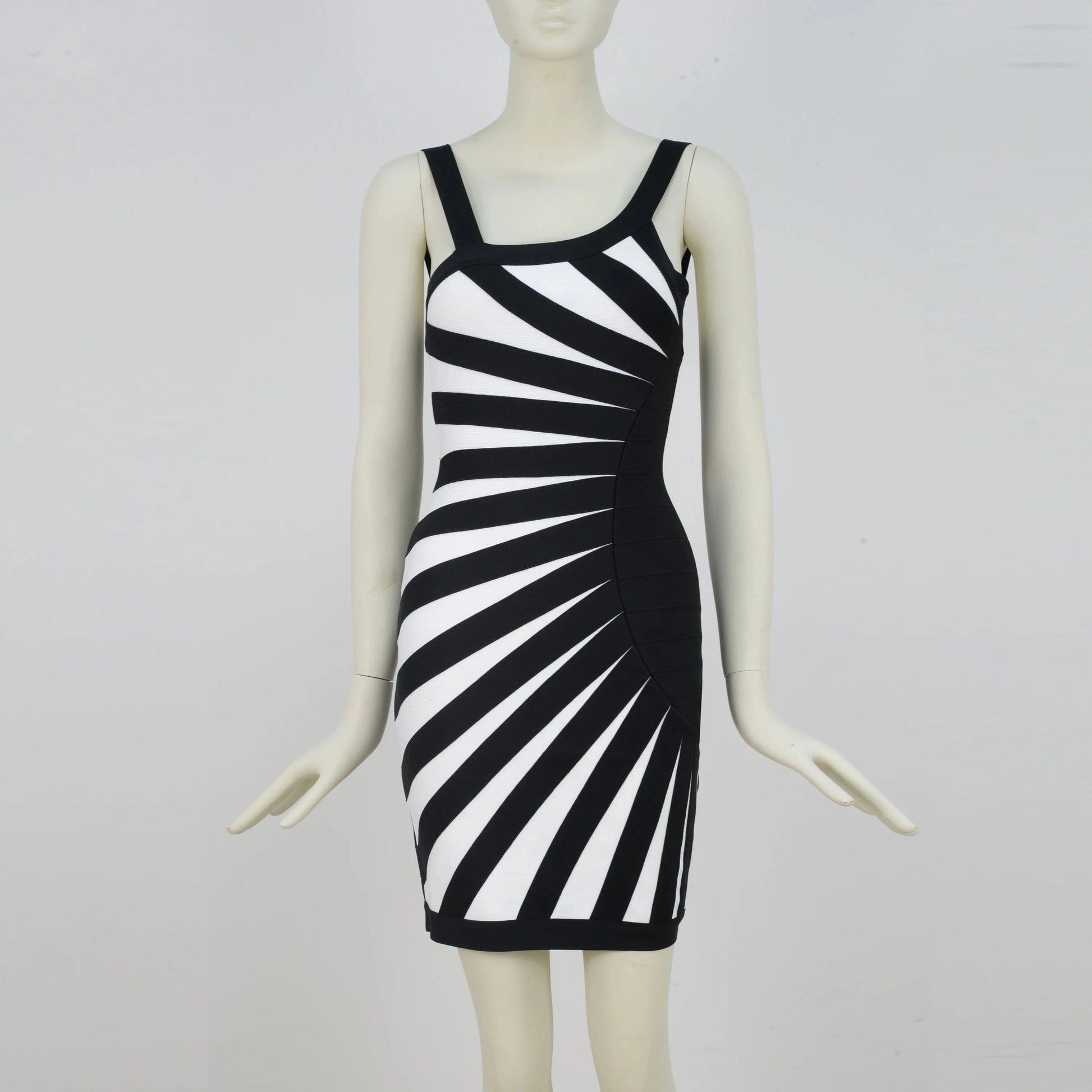 New Arrivals Women's Elegant Bodycon Sleeveless Bandage Party Evening Dresses