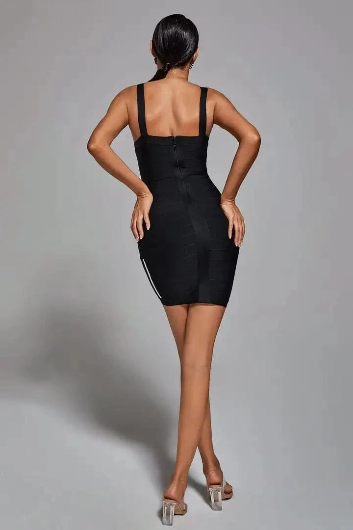 New Arrivals Women's Elegant Bodycon Sleeveless Bandage Party Evening Dresses