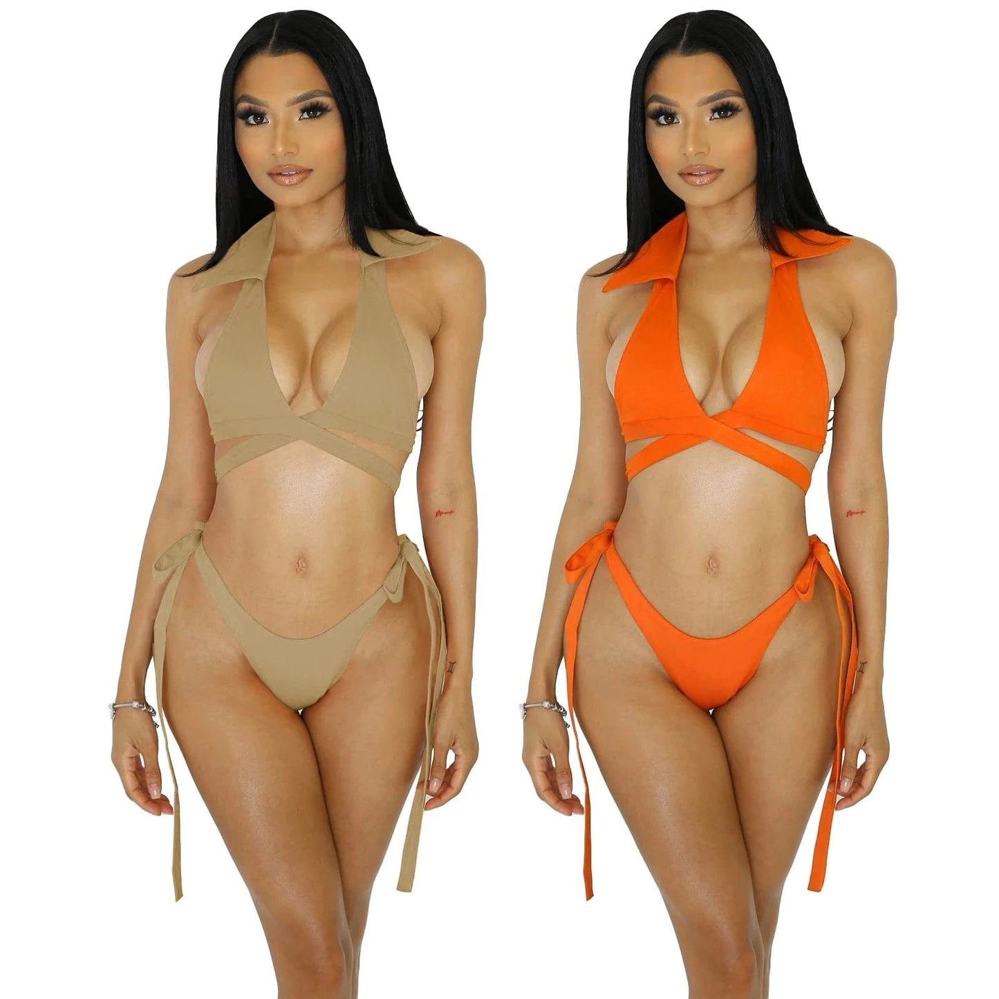 New Arrivals Women Summer Clothes 3 Piece Bikini Set Swimsuit With Cover Ups 3 Piece Set For Women Clubwear